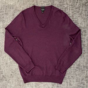 Like New J.Crew Merino Wool V-Neck Sweater